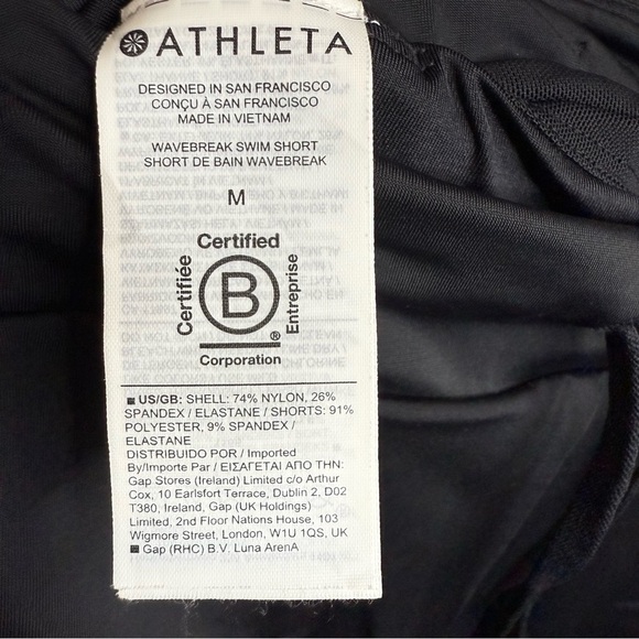 Athleta Black Athletic Shorts with Drawstring Waist - Picture 4 of 7